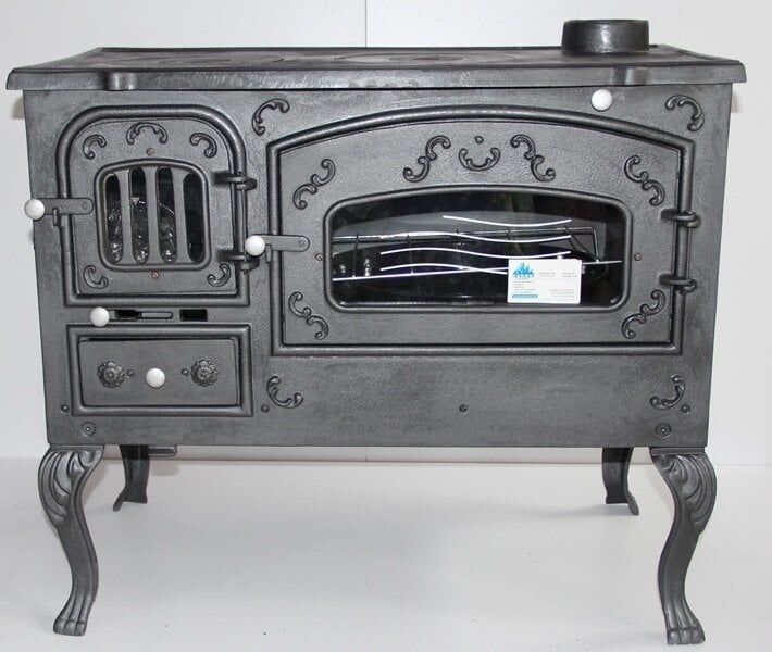 MF137 model soba- Döküm kuzine soba- 45 cm fırınlı soba