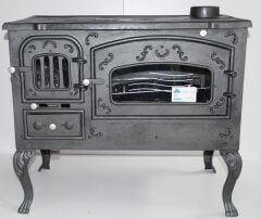 MF137 model soba- Döküm kuzine soba- 45 cm fırınlı soba