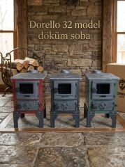 Dorello Renkli Döküm Soba Model DRL 32