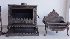 ESKİTME MF107 MODEL SOBA-DÖKÜM SOBA-BURSA SOBA-YANDAN KAPAKLI SOBA