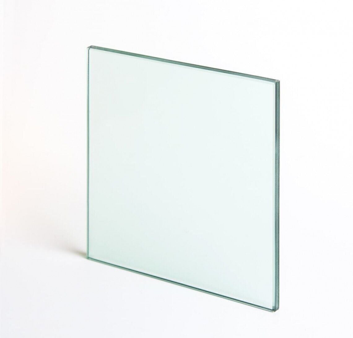 18 x 28Yüksek Isıya Dayanıklı Şömine Kuzine Soba Camı 4 mm - Seramik Cam (Bal Rengi, Şeffaf )