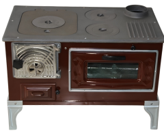 MF43 MODEL SOBA, DÖKÜM SOBA- KUZİNE SOBA -MAT SİYAH SOBA