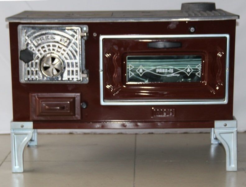 MF43 MODEL SOBA, DÖKÜM SOBA- KUZİNE SOBA -MAT SİYAH SOBA