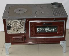 MF43 MODEL SOBA, DÖKÜM SOBA- KUZİNE SOBA -MAT SİYAH SOBA