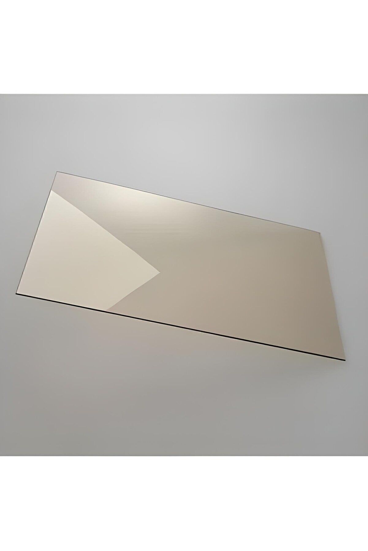 80 x 48 Yüksek Isıya Dayanıklı Şömine Kuzine Soba Camı 4 mm - Seramik Cam (Bal Rengi, Şeffaf)