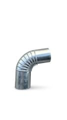 DORELLO Metal Soba Borusu Dirseği (90 Derece) – Isıya Ve Paslanmaya Dayanıklı 8 cm direk