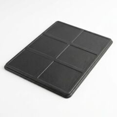 Dorello 55x49 cm Kuzine Soba Sac Tablası Mat Siyah