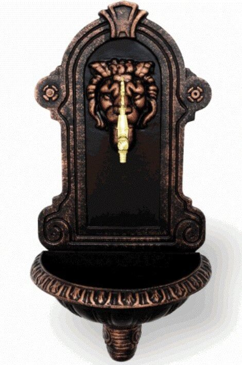 Bahçe çeşmesi - Döküm Çeşme - Boyalı çeşme - Musluklu çeşme