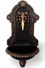 Bahçe çeşmesi - Döküm Çeşme - Boyalı çeşme - Musluklu çeşme