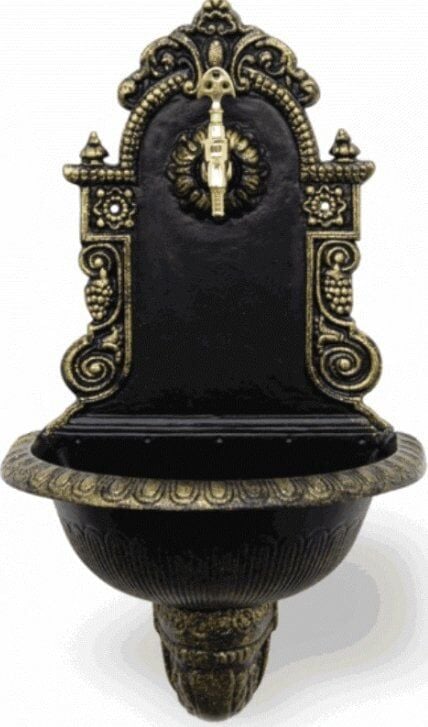 Döküm Çeşme - Boyalı çeşme - Bahçe çeşmesi - Musluklu çeşme