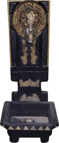 Döküm Çeşme - Boyalı çeşme - Bahçe çeşmesi - Musluklu çeşme