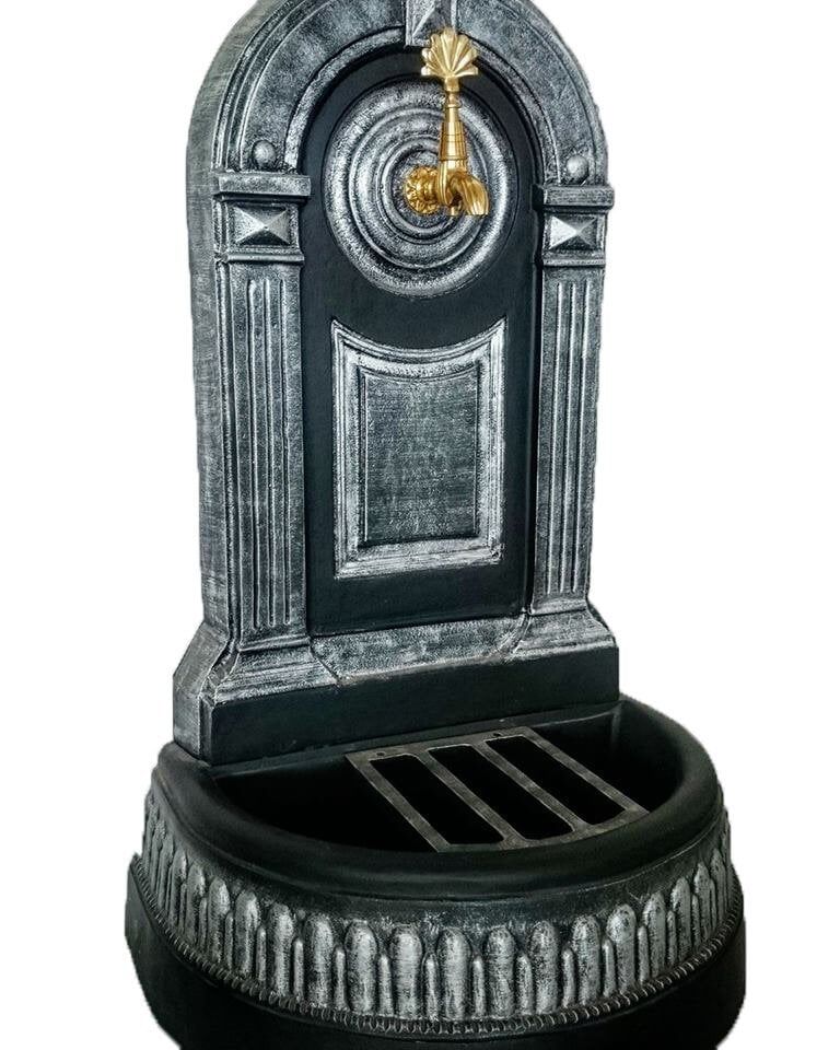 Döküm Çeşme - Boyalı çeşme - Bahçe çeşmesi - Musluklu çeşme