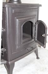 MF125 model soba- Döküm soba -Odun sobası - kömür sobası - oda sobası-Yandan kapaklı soba