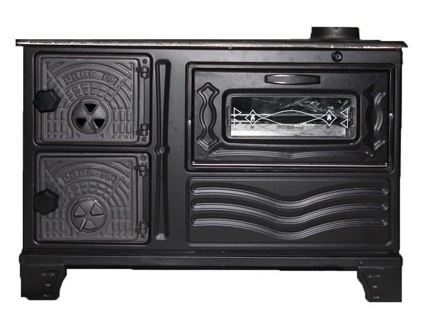 MF65 MODEL - DÖKÜM SOBA - KUZİNE SOBA - 40 CM FIRINLI SOBA- KAPAKLI SOBA - dorello soba şömine