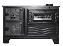 MF65 MODEL - DÖKÜM SOBA - KUZİNE SOBA - 40 CM FIRINLI SOBA- KAPAKLI SOBA - dorello soba şömine