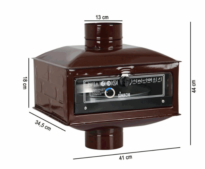 BORU USTU FIRIN KAHVERENGİ BORU ÜSTÜ