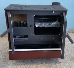 Bordu MF114 MODEL CAST IRON STOVE - BRICK STOVE - BURSA STOVE - STOVE WITH OVEN AND LID - STOVE WITH OVEN