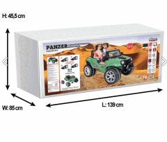 Panzer 4x4 Çift Kişilik Akülü Araba 05 273 pilsan akülü araba