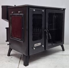 Pellet Stove, Wood and Coal Burner, with Oven Model