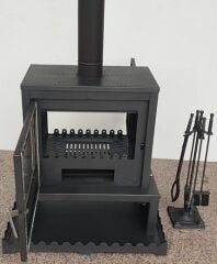 TWİN DOOR model ŞÖMİNE SOBA dorello