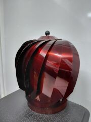 30 Luk  Fırıldak Baca Şapkası – Güçlü Çekiş, Maksimum Koruma Kırmızı Renk  Dorello