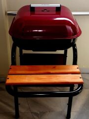 DORELLO Kapaklı Kömürlü Barbekü Mangal – Tekerlekli Bahçe ve Balkon Mangalı vezuv