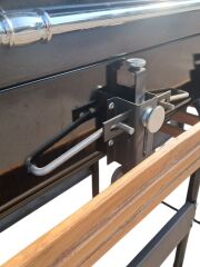 DORELLO Kapaklı Kömürlü Barbekü Mangal – Tekerlekli Bahçe ve Balkon Mangalı ( 75 Cm )