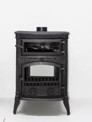 mf192 camlı Döküm soba kuzine soba plazma soba imalattan soba şömine soba 4 camlı şömine