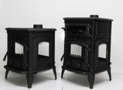 Dorello MF192 Model 4 Camlı Şömine Soba Camlı Döküm Soba Plazma Soba