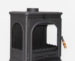 Döküm soba kuzine soba camlı soba mf108 model kuzine soba