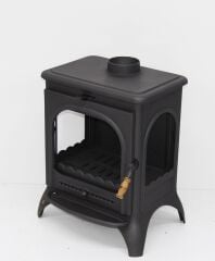 Döküm soba kuzine soba camlı soba mf108 model kuzine soba