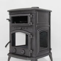 mf191 camlı Döküm soba kuzine soba plazma soba imalattan soba şömine soba 4 camlı şömine