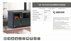DK-22 PLUS KALORİFER SOBASI daiwa soba