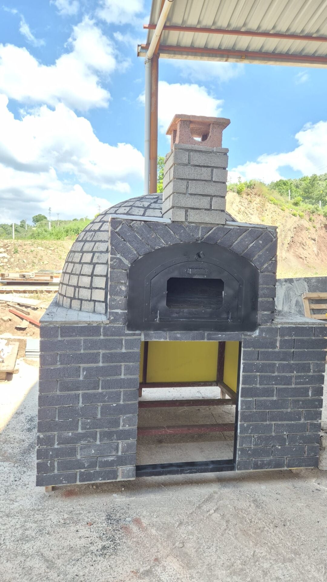 Bahçe Taş Fırın Mangal Pizza ve Ekmek Fırın Bahçenize Şıklık ve Lezzet Katın siyah model