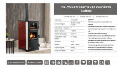 DK-25 KATI YAKITLI KAT KALORİFER SOBASI daiwa bursadan soba