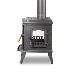 Dorello 3 Tarafı Camlı Pik Döküm Soba DRL-032 Odun Kömür Sobası