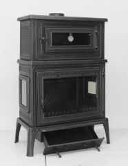 Döküm soba yandan kapaklı mf154model kuzine soba şömine soba