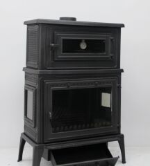 Döküm soba yandan kapaklı mf154model kuzine soba şömine soba