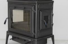 Döküm soba yandan kapaklı mf154model kuzine soba şömine soba