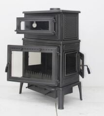 Döküm soba yandan kapaklı mf154model kuzine soba şömine soba