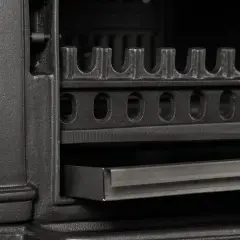 Dorello Odunluklu Fırınlı 4 Camlı Pik Döküm Odun Kömür Sobası - DRL-011YKST