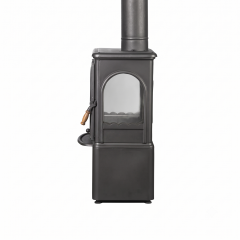 Dorello Odunluklu 3 Camlı Pik Döküm Odun Kömür Sobası - DRL-022ST