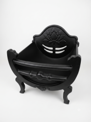 Dorello Lotus Döküm Odunluk – Dekoratif Döküm Odun Saklama Standı
