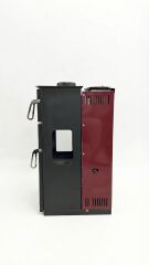 Dorello Mini Hybrid Lüx Gurme Çelik Soba – Fırınlı, 3 Camlı, Pelet ve Odun Yakıtlı, 8 kW – DRL-295
