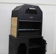 Davlumbazlı mangal büyük boy mangal