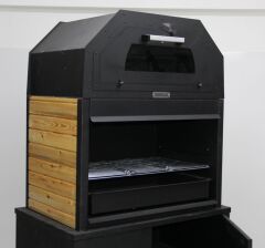 Davlumbazlı mangal büyük boy mangal