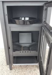 Pelet sobası odun kömür pelet yakabilen pelet sobası  2,5 model mf100 model