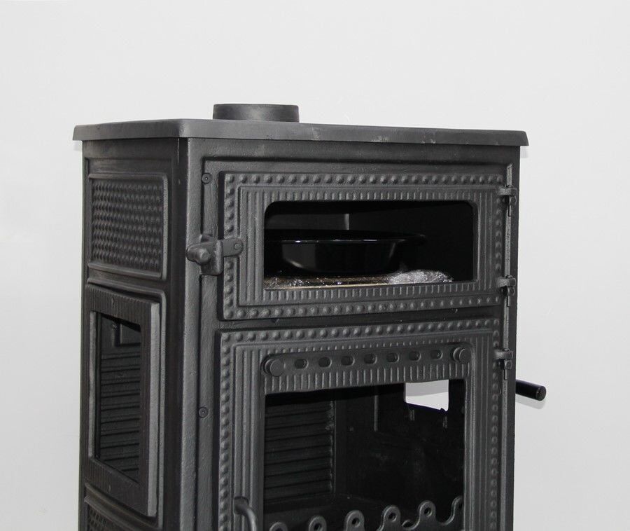 dorello şömine döküm soba kuzine soba camlı soba mf8,5 model