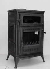 dorello şömine döküm soba kuzine soba camlı soba mf8,5 model