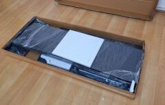 Kombi dolabı mat siyah doğalgaz kombi dolabı